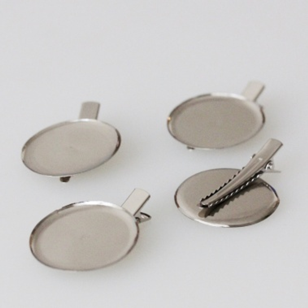 Набор основ для заколки Круг 4 шт