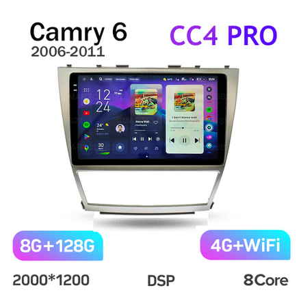 Teyes CC4 Pro 10,2" для Toyota Camry 6 2006-2011