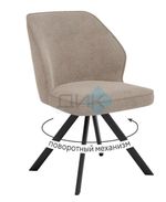 Стул DikLine 233 поворотный опоры чёрные