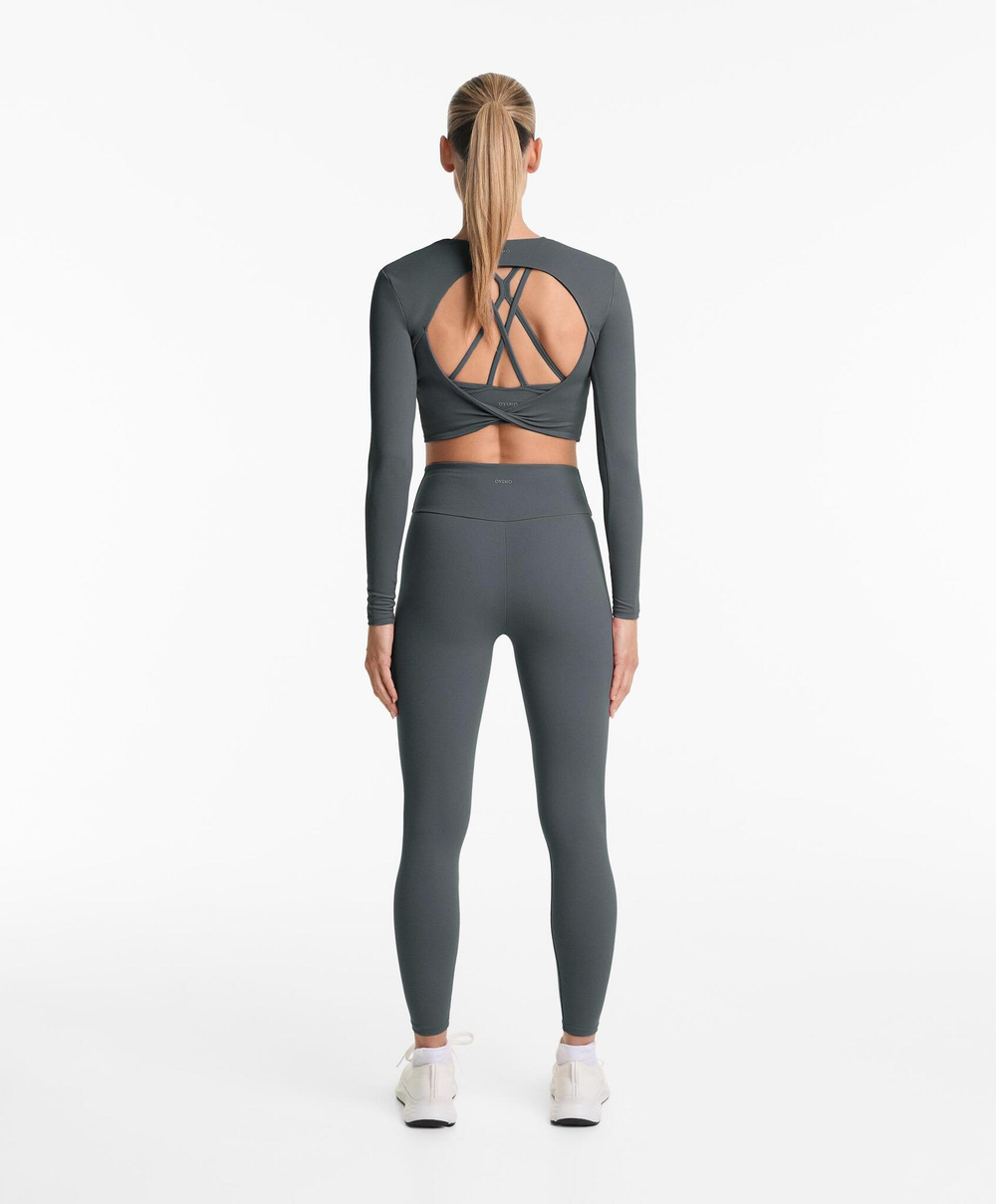 Oysho Футболка с длинным рукавом Comfortlux, масляно-синий