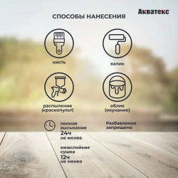Защитно-декоративное покрытие для дерева Акватекс 2 в 1, полуматовое, 2,7 л, палисандр