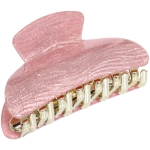 Заколка-краб для волос « ЭЙФОРИЯ», эва, микс 6 цветов, 8см (блистер Кокетка)