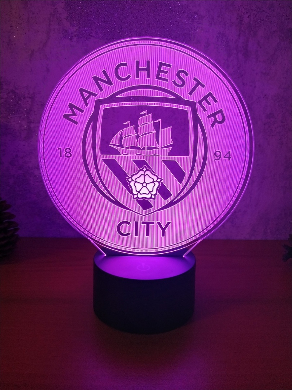 3D Светильник "Manchester City FC" (Манчестер Сити)