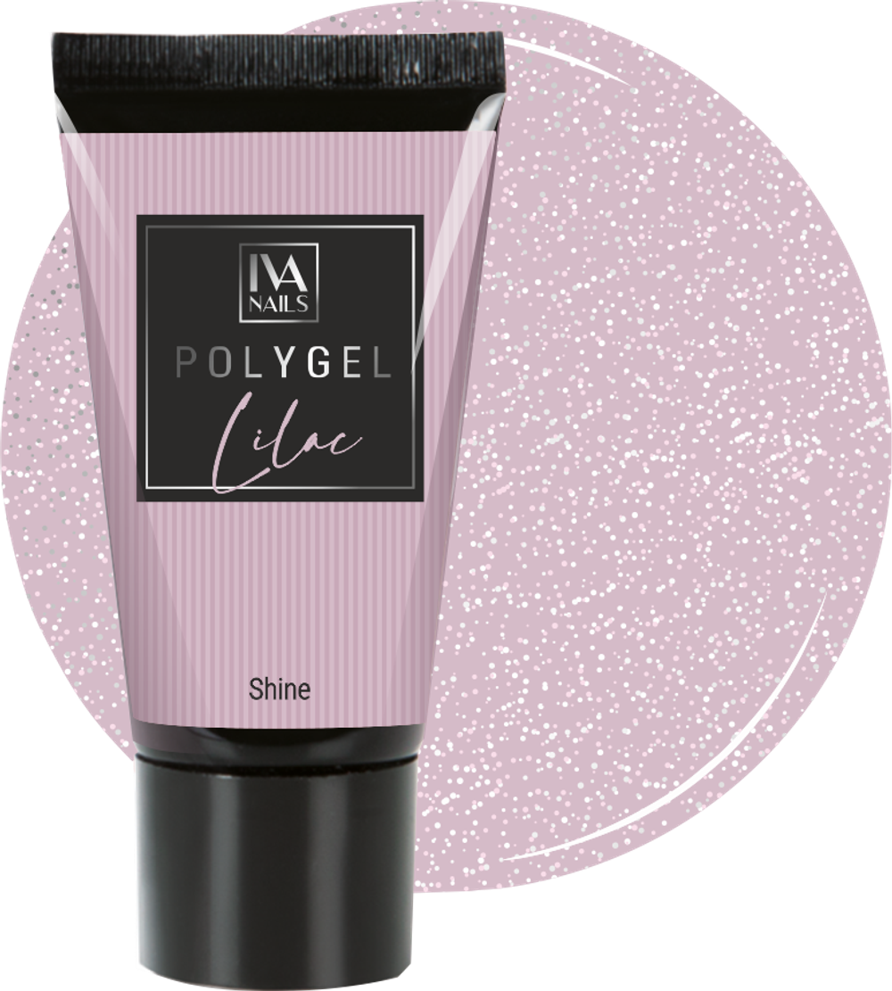 Полигель IVA NAILS Polygel Lilac Shine 30g