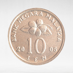 Malaysia, 10 Sen, 2005, XF