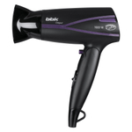 Фен электрический BBK BHD1608I Compact черный/фиолетовый