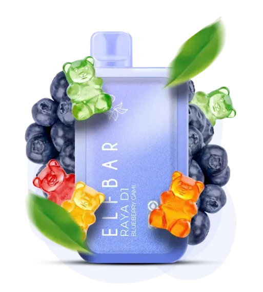 ELF BAR RAYA D1 - Blueberry Gami (5% nic)