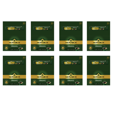 Кофе растворимый Monarch Original, 30 стиков (Монарх) х 8 шт