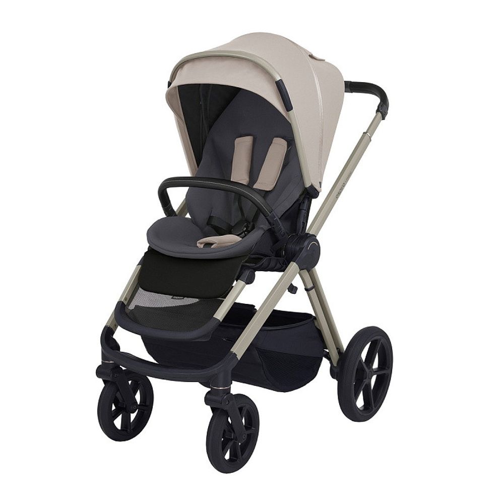 Детская коляска 3 в 1 Espiro Miloo 2025 и автокресло Pi Begie 219 white pearl / Бежевый (Beige 109)