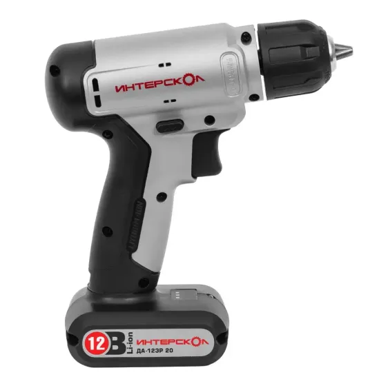 Аккумуляторная дрель-шуруповерт "ИНТЕРСКОЛ" ДА-12ЭР 20