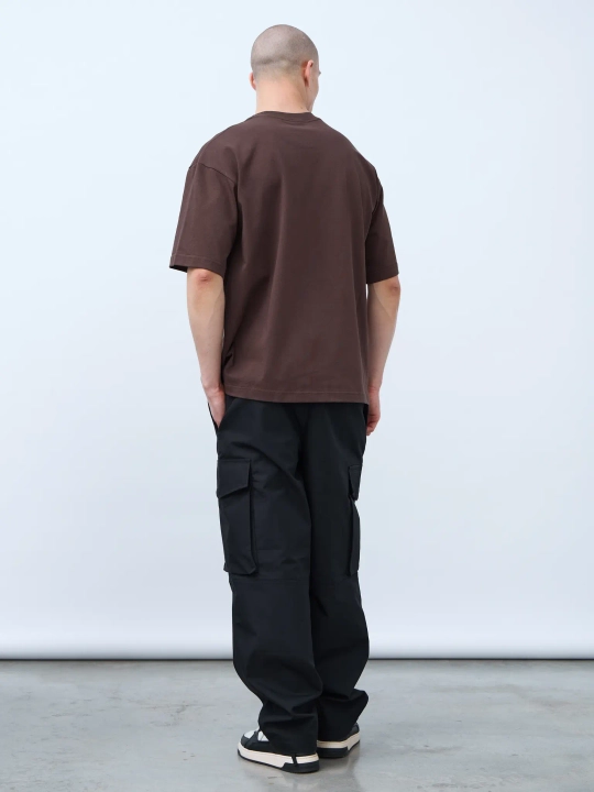 Футболка оверсайз (коричневый) 230 г