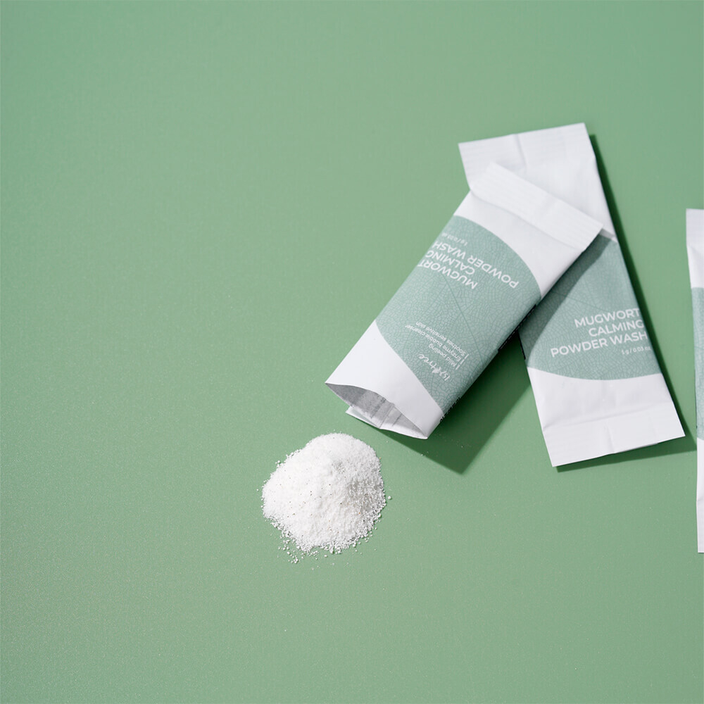 Энзимная пудра с полынью в саше IsNtree Mugwort Calming Powder Wash (1гр)