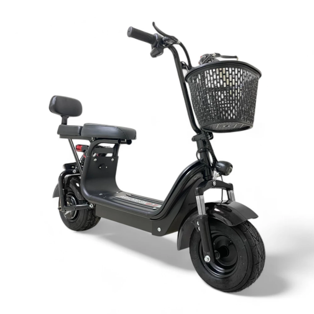 Электроскутер CityCoco WOLONG C1 PRO 48V 11Ah 800W Черный