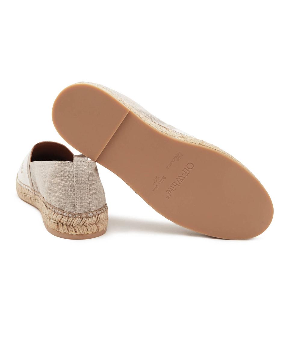 Эспадрильи OFF-WHITE - бежевый(OMIB010S 24FAB001)