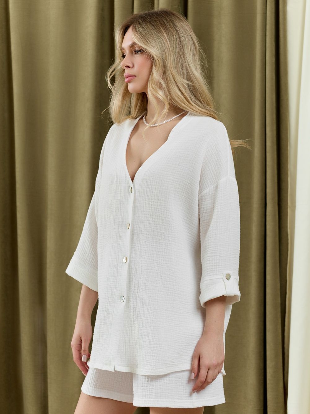 Блузка женская Асель-2 Виотекс БЕЛЫЙ