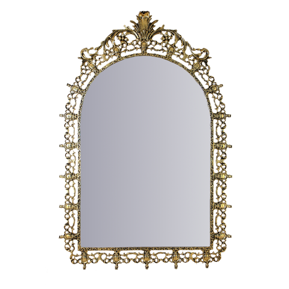 Bello De Bronze Зеркало Коро Ду Рей в раме, золото