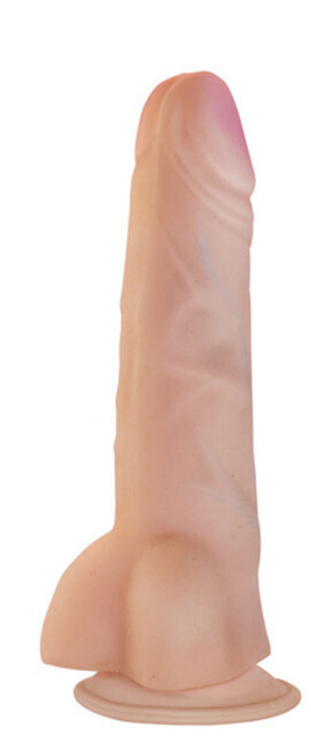 Реалистичный вибратор Art-Style №44 , вторая кожа, 12 режимов (20 см , телесный) (Цвет: телесный)
