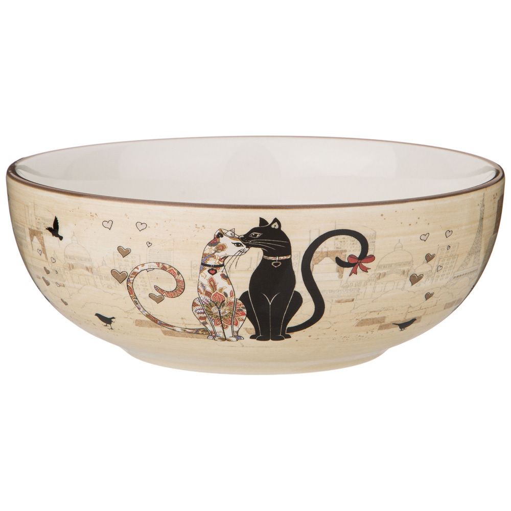 САЛАТНИК AGNESS "ПАРИЖСКИЕ КОТЫ" 16,5*6 СМ 800 МЛ (КОР=24ШТ.)