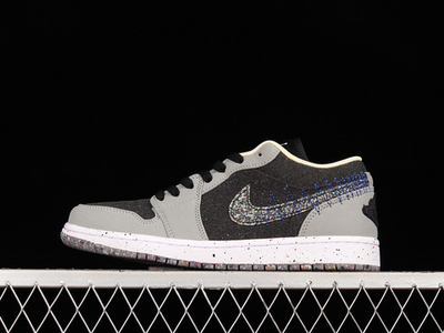 Jordan 1 Low SE Crater Black Grey