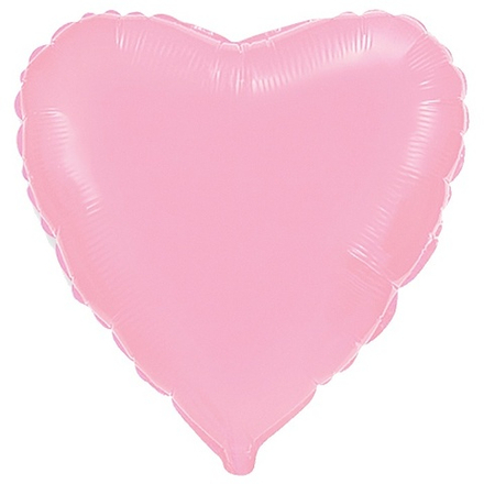 Шар Flexmetal Сердце 18" розовый пастель #201500RS