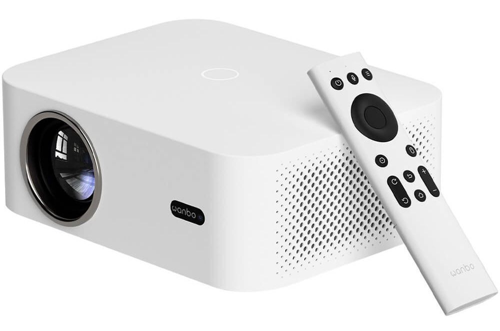 Портативный проектор Wanbo Projector X2 Max (Android 9.0, 1080P, 1+8G, EU, синий) (белый)