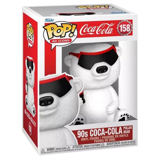 Фигурка Funko POP! Ad Icons Coca-Cola 90s: Coca-Cola Polar Bear (158) 65587