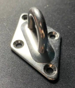 Пластины ромб 43*70 мм (5 штук) CIM с U-скобой из нержавеющей стали