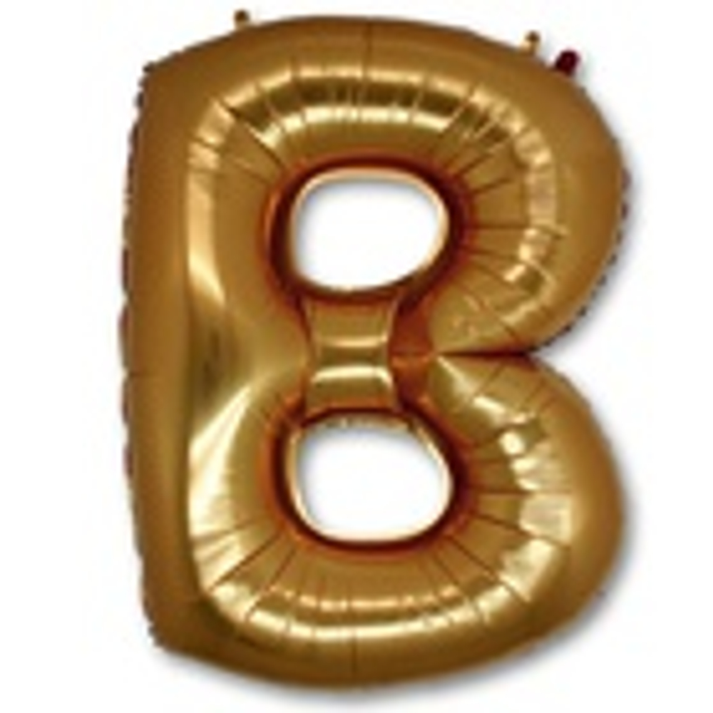 Буквы золотые русские/английские 40"-102 см