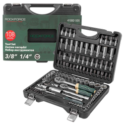 Набор инструментов 108 пр. 1/4''3/8''(6гр.)(4-22мм) RockForce##Rock FORCE RF-41082-5DS-м