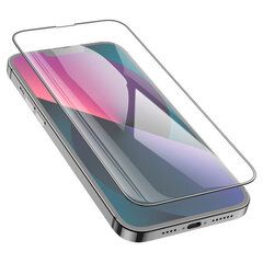 Защитное стекло 3D на весь экран HD HOCO G8 для iPhone 13 Pro Max, 14 Plus (Черная рамка)