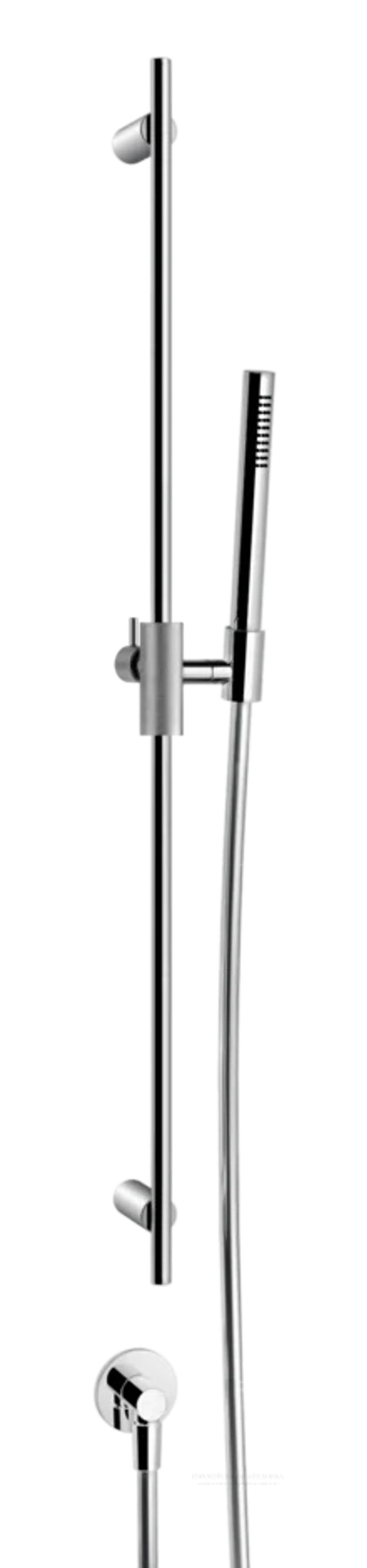 Штанга Anello Gessi, h900 мм, с душевой лейкой и отводом воды, цвет Сhrome