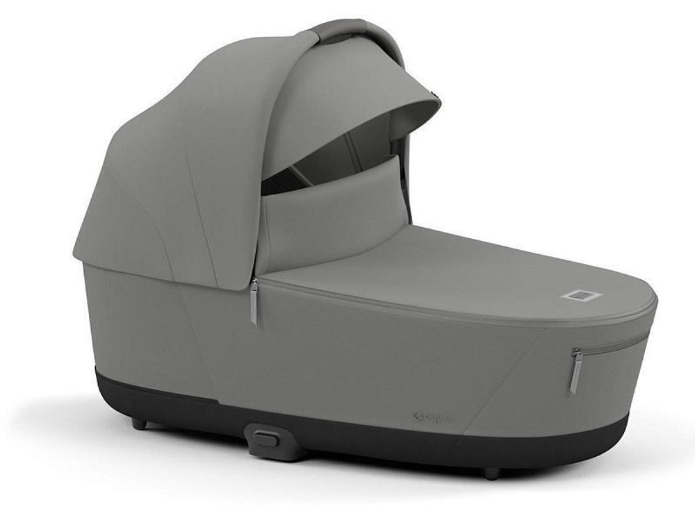 Коляска 3 в 1 Cybex Priam IV Chrome Brown complete и автокресло Cloud T i-Size Platinum White Plus Mirage Grey