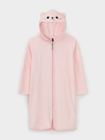 халат  для девочки  К 5801/роза(котенок)