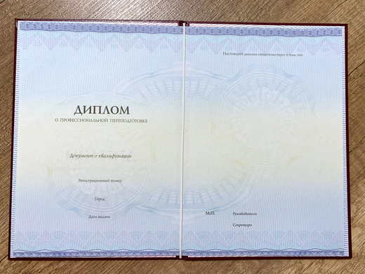 Профессиональная переподготовка (260, 520, 1040 часов)