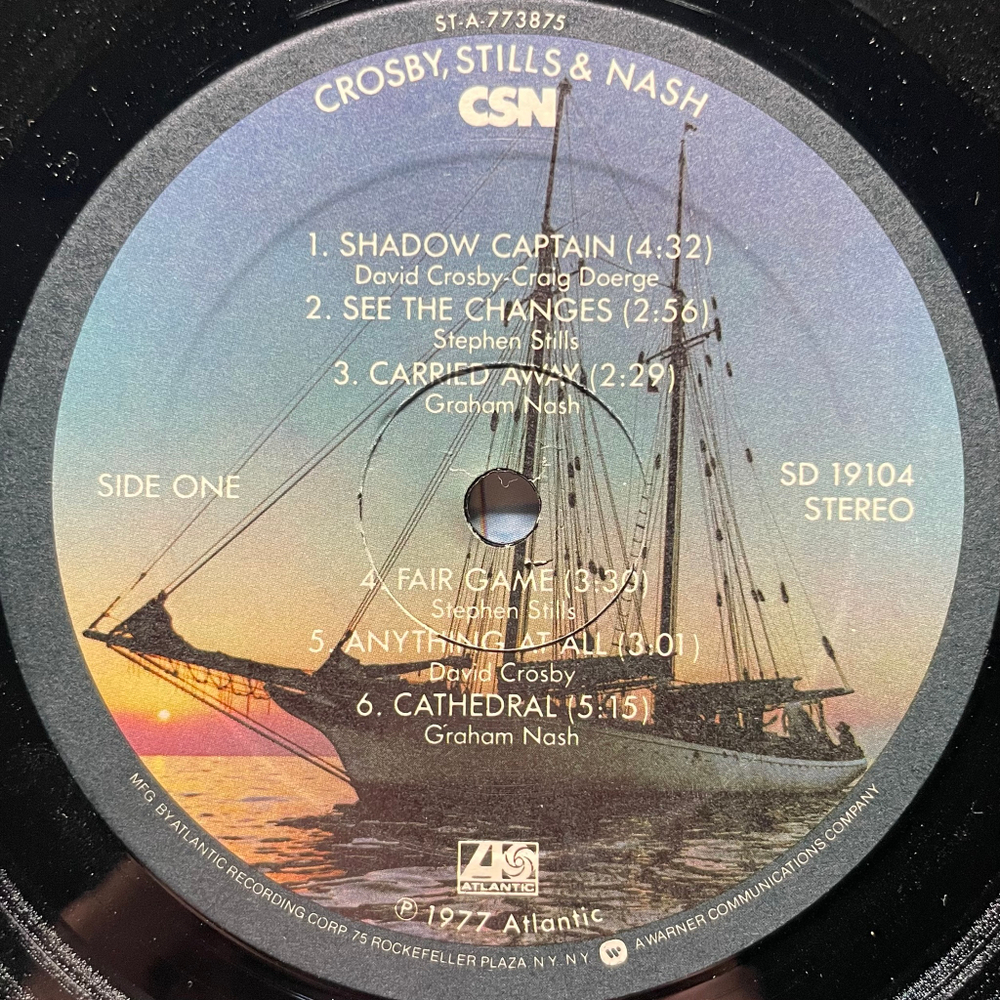 Crosby, Stills & Nash ‎– CSN (США 1977г.)