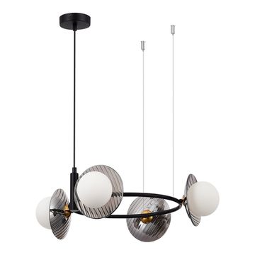 SL1521.403.04 Светильник подвесной ST-Luce Черный/Дымчатый, Белый G9 4*5W 4000K NOON