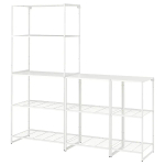 Стеллаж - IKEA JOSTEIN, 182х40х180 см, белый, ЮСТЕЙН ИКЕА