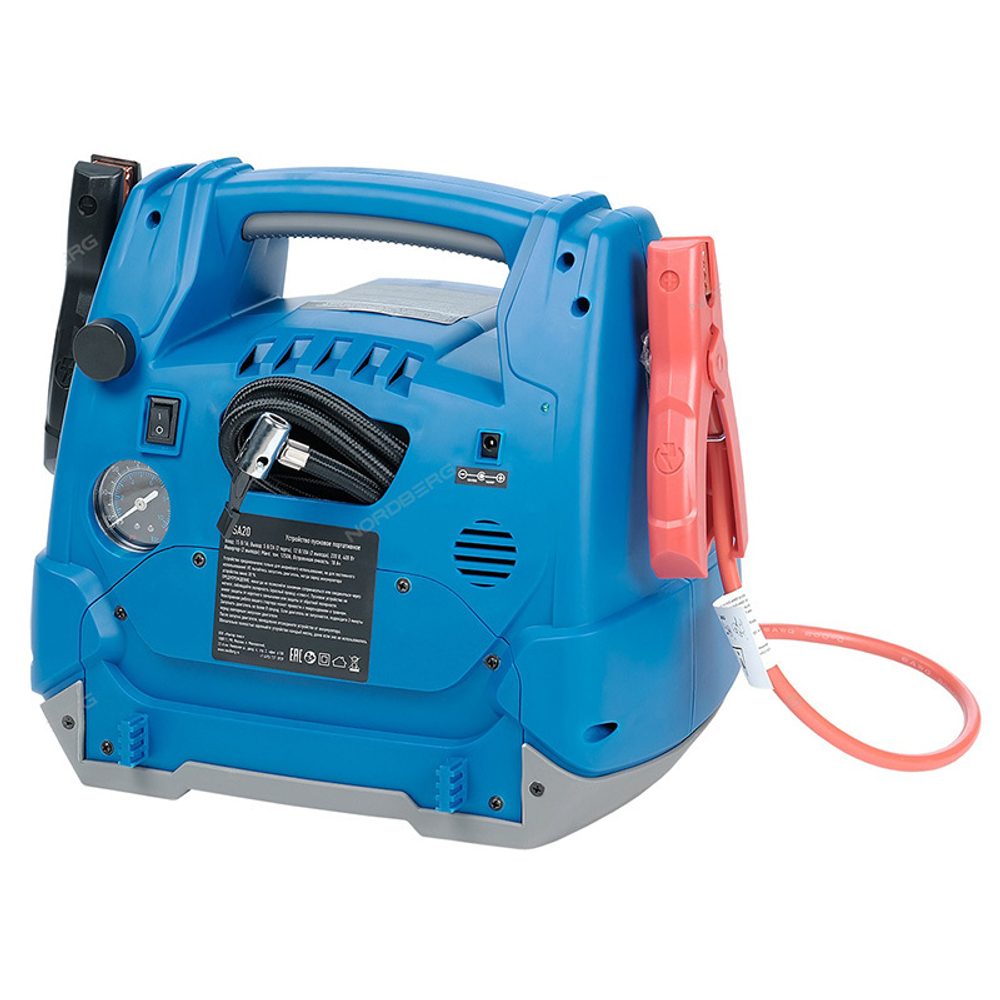 NORDBERG (WSA20) Устройство пусковое портативное 5/12V, емкость 18 Aч