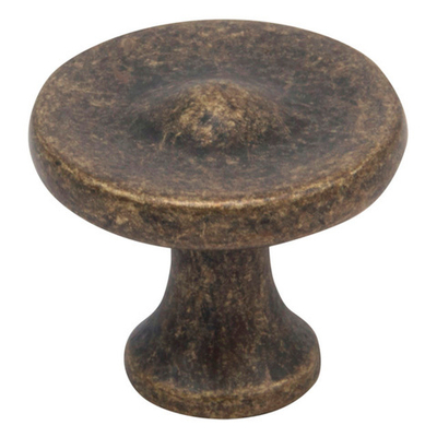 Ручка мебельная кнопка EDSON 1701 ANTIQUE BRONZE