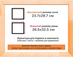 Рама 23,7x29,7 для картин и фотографий