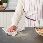 Полотенце кухонное IKEA HILDEGUN (ХИЛДЕГУН), Белый, 45х60 см