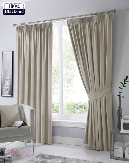 XL-Палермо Blackout 100% (дымчато-серый) Шторы Канвас Блэкаут