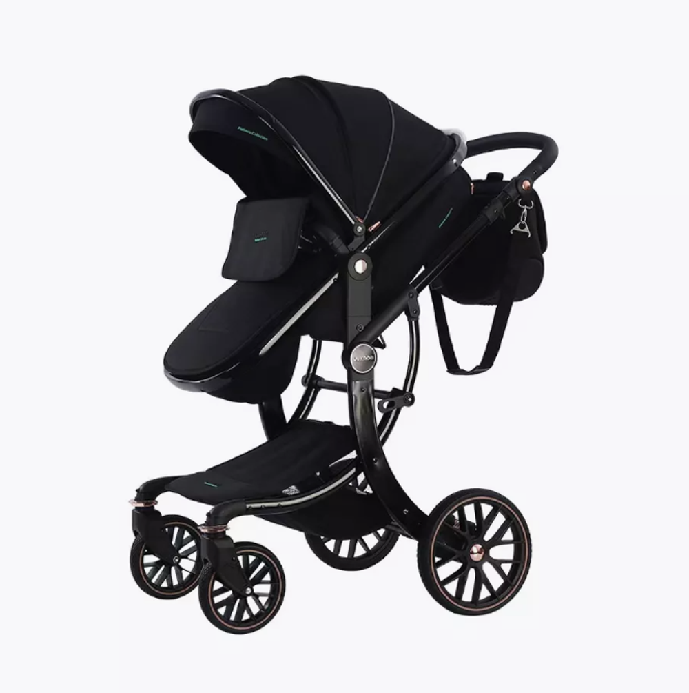 Детская коляска Luxmom 601A 3в1 (черный)