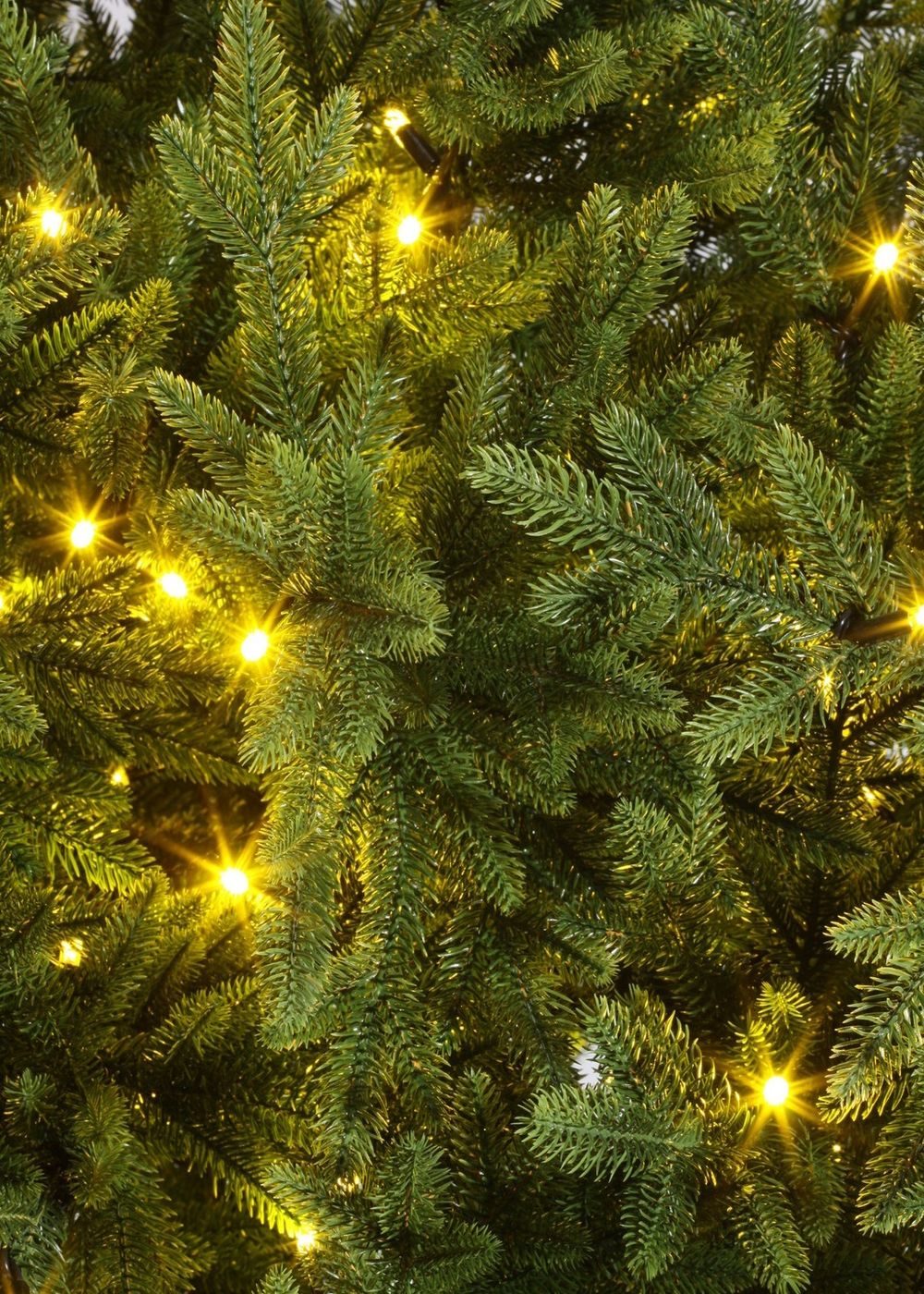 Елка с гирляндой встроенной «Сириус» (Литая хвоя) от 1,8 м до 2,7 м