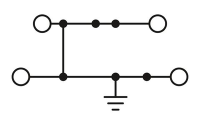 3035072 - STTBS 4-PE - Двухъярусная заземляющая клемма