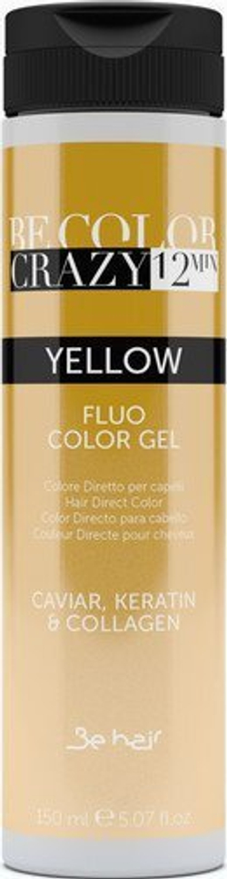 Be Hair Люминесцентный гель-краситель для волос прямого действия без аммиака - Be Color Crazy 12 Minute, 150мл