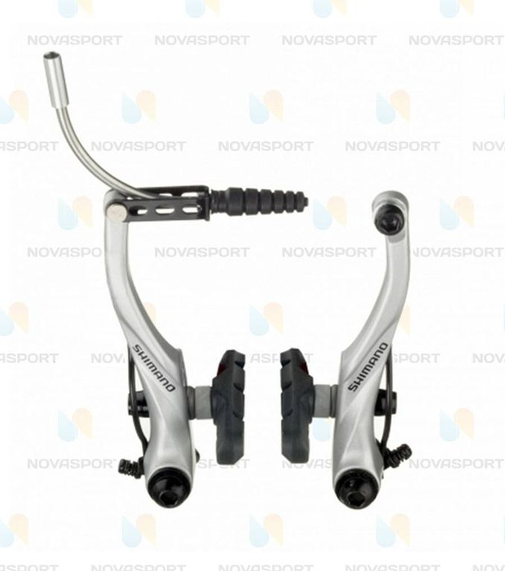Тормоз V-BRAKE Shimano Alivio передний T4000 S65T серебро EBRT4000FX43SSP