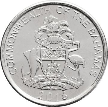 5 центов 2016 Багамские острова