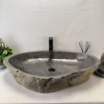 Раковина из речного камня RS-63642 (84*51*17) 0125
