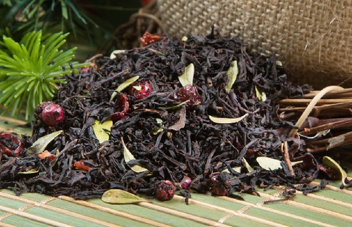 Черный чай Брусничный РЧК 500г